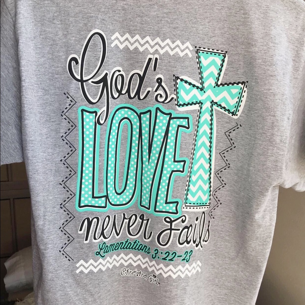 Cherished Girl Grey T Shirt